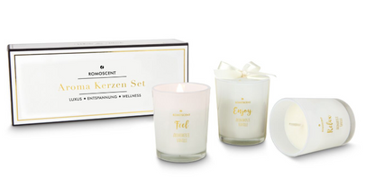 ROMOSCENT Aromakerzenset Vanille